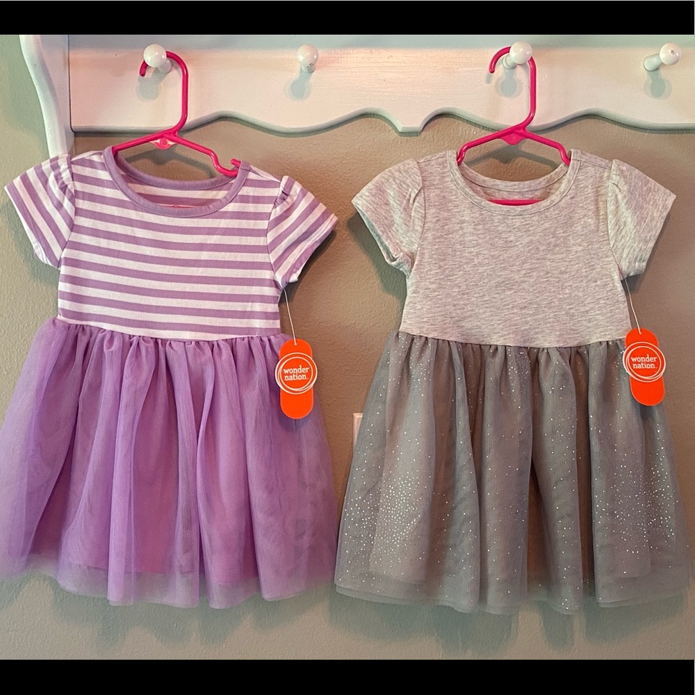 🔥 2 for $10 Wonder Nation TuTu Dresses for Girls
